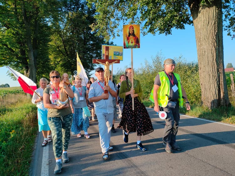 Stała trasa Ogólnopolskiej Pieszej Pielgrzymki "RODZIN" z Warszawy do Gietrzwałdu